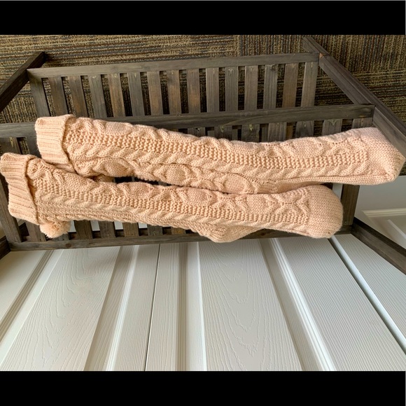 Indigo reading socks. Soft pink. Never worn! - Picture 3 of 5